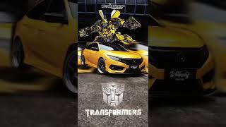 BUMBLEBEE HONDA CIVIC TYPE R RB25HD GOLDEN YELLOW TECKWRAP INDONESIA [upl. by Negiam]