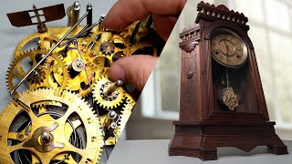 100 Years Old How to Clean and Service an Antique Clock [upl. by Tereb]