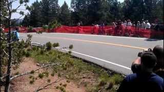 Crash at 2012 Pikes Peak International Hill Climb PPIHC 2012 Paul Dallenbach Monster [upl. by Annawyt338]