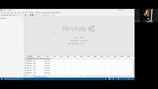 Minitab  desktop how to open a file [upl. by Imaon198]