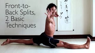 Front to Back Splits 2 Techniques to Improve Flexibility [upl. by Aid]