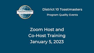 Zoom host and cohost training 2023 [upl. by Einallem260]