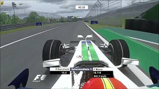 F1 2008 Rubens Barrichello OnBoard Interlagos  assettocorsa [upl. by Ramunni490]