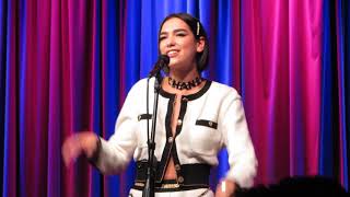 Dua Lipa live in LA performing quotNew Rulesquot acoustic 92818 [upl. by Shantha761]