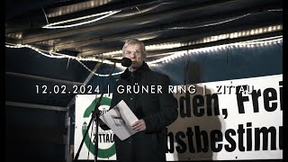 Dr Christoph Berndt  Grüner Ring Zittau 12022024 [upl. by Kinson821]