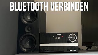 Philips Stereoanlage mit Bluetooth verbinden  Tutorial [upl. by Irianat30]