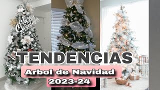 Navidad 202324 🎄TENDENCIAS DE DECORACION PARA EL ARBOL DE NAVIDAD [upl. by Hiller]