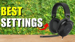 Corsair HS65 Best Settings [upl. by Caniff]