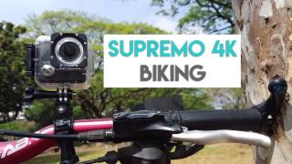 Supremo 4K  Sample biking footage [upl. by Hnacogn]