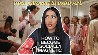 HOW TO MASTER SOCIAL CONFIDENCE  talk to anyone develop extroverted traits and become magnetic [upl. by Latty853]