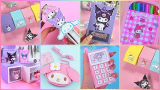 DIY SANRIO SCHOOL SUPPLIES IDEAS  CUTE STATIONERY CRAFTS [upl. by Tedda615]