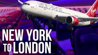 Virgin Atlantic 7879  New York to London in Economy [upl. by Lawson]