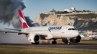 Unbelievable Qantas Airbus A320 Incident at Gibraltar What Happened [upl. by Aremaj576]