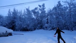 Boiling Water Freezing in Mid Air  North Pole Alaska 25 Below Zero  Instant Vapor [upl. by Asha]