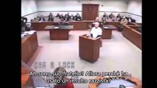 Imputato razzista chiama il giudice quotngroquot Incarcerato immediatamente [upl. by Aggie]