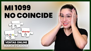 1099 No Coincide Con Reportes y Depósitos De Ventas Online  Como Hacer Que Coincidan Para Impuestos [upl. by Hyo]