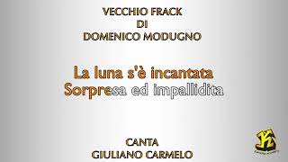 GIULIANO CARMELO COVER VECCHIO FRACK DI DOMENICO MODUGNO [upl. by Arret]