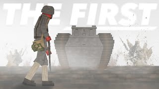 The First Tanks  Melon PlaygroundSandbox ww1 [upl. by Ahsemik]