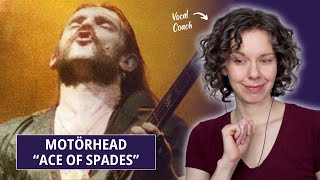 Firsttime listen to Motörhead Vocal Analysis and Review featuring quotAce of Spadesquot [upl. by Alhsa121]