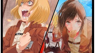 Attack on Titan  Armin amp Sasha  Expedition in The Rain Gameplay [upl. by Lrig]