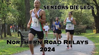 Northern Athletics Road Relay Championships 2024 Seniors D amp E legs [upl. by Haelat]