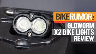 Gloworm X2 mountain bike light review [upl. by Aretta]