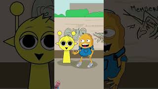 Horror sprunki and normal vs nugget animation incredibox funny sprunki nuggets memes [upl. by Anirhtak960]