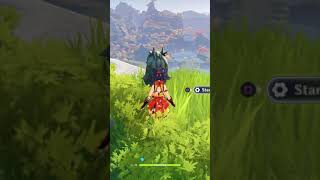 CLIP GENSHIN IMPACT HIGHEST POINT IN IN QINGCE VILLAGE  PUZZLE SHORTS [upl. by Byler920]