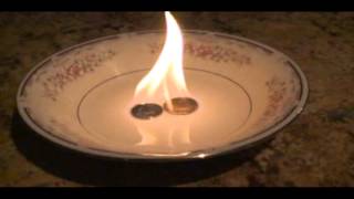 Flames of 99 Isopropyl Alcohol [upl. by Nations]