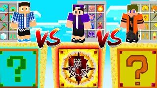 TENTE SOBREVIVER NO CUBÃO DE LUCKY BLOCK INCA VS FORTUNIA VS PLURAL NO MINECRAFT [upl. by Itoc]