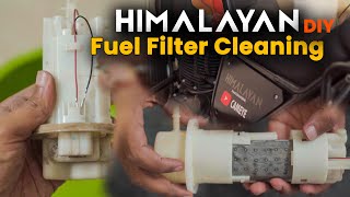 DIY Royal Enfield Himalayan Fuel Filter amp Pump Disassembly  Cleaning [upl. by Doowrehs]