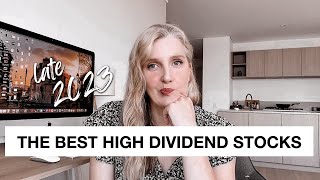 The Best HIGH YIELD Dividend Stocks late 2023  Australia ASX [upl. by Ahsercul]