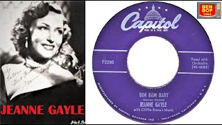 JEANNE GAYLE with Cliffie Stones Music  Bim Bam Baby  Butterflies 1952 [upl. by Ruby]