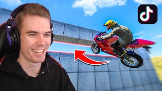 I Tried VIRAL GTA 5 STUNTS On TikTok [upl. by Esinal]