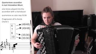 Caspar Johannes Walter Quartertone Accordion in Just Intonation Music examples [upl. by Atina961]