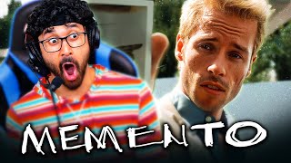 MEMENTO 2000 MOVIE REACTION FIRST TIME WATCHING Christopher Nolan  Full Movie Review [upl. by Lebna]