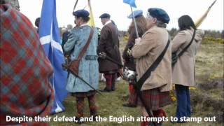 Culloden Memorial Service and battlefield April 2012wmv [upl. by Orimisac]