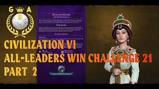 Civilization VI All Leaders Win Challenge 21 Byzantine Empire Theodora Part 02 civilization6 [upl. by Albin]