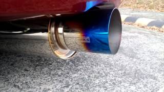 Lancer EX HKS big can muffler [upl. by Atirb]