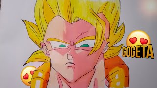 Best tick to draw gogeta easy tutorial ⁠ [upl. by Marek]