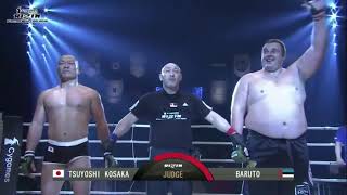 Tsuyoshi Kosaka Japan vs Baruto Estonia MMA Fight HD HD [upl. by Siddon]