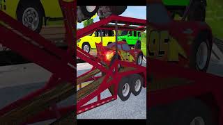 Cars vs Speed Bumps  Train vs Cars  Truck vs Cars  BeamNg Drive 701 beamngdrive beamng [upl. by Etteroma]