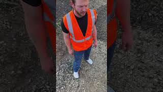 these steel toe shoes almost got me fired 🤣 construction constructionworker steeltoe jobsite [upl. by Fianna]