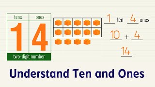 Understand Ten and Ones Grade 1 [upl. by Clynes101]