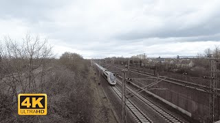 ICE und TGV Zugverkehr auf der SFS MannheimStuttgart ICETGVEC [upl. by Husain394]