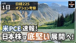 【日経225オプション考察】41 米PCE速報を踏まえて考察！日本株は目先底堅い展開へ！ [upl. by Fabria]