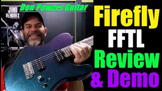 Firefly FFTL Telecaster Style Electric Guitar 2023  Full Review  Demo  Chameleon Green [upl. by Llehcal432]