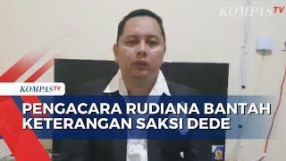 Kuasa Hukum Iptu Rudiana Keterangan Dede Tidak Benar dan Fitnah [upl. by Akihsan]