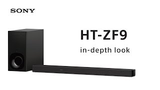 First Look Sony HTZF9 soundbar [upl. by Schwejda]