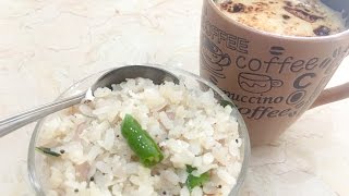 Breakfast recipes White Poha  flavoursofnorthampsouth [upl. by Assinna]